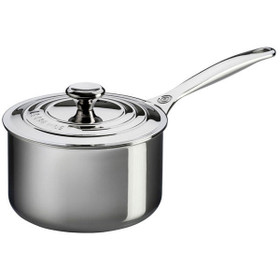 LE CREUSET Saucepan - Tri-Ply Stainless, 1.9L