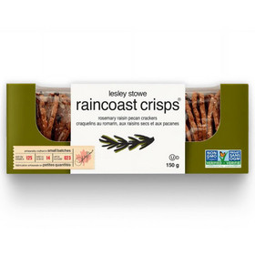 RAINCOAST CRISPS Rosemary  Raisin Pecan Crackers, 150g