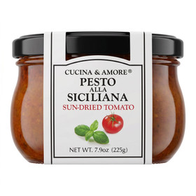 Pesto alla Siciliana - Sun-dried Tomato Pesto, 7.9oz