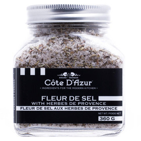 COTE D'AZUR Fleur de Sel with Herbs de Provence, 340g