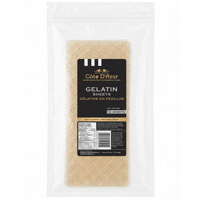 COTE D'AZUR Gelatin Sheets, Pack of 12 