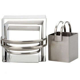 RSVP Square Cookie Cutters - Plain Edge, Set of 4