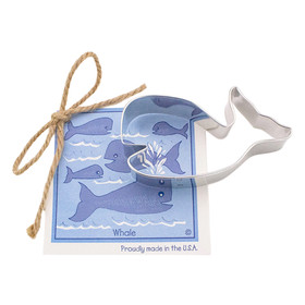 Whale Cookie Cutter - Traditional, 4 x 2-in