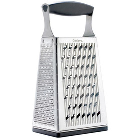 CUISIPRO Four Sided Box Grater , Stainless Steel