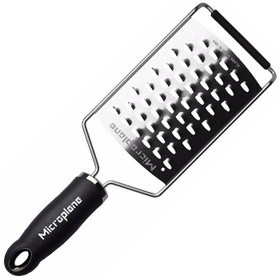 MICROPLANE Ultra Coarse Grater Black - Gourmet Series, 12-in