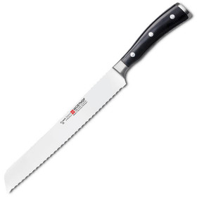 Wusthof Classic 9 Double-Serrated Bread Knife Velvet Oyster