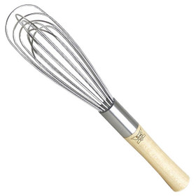 BEST French Whisk with Wood Handle, 8-in