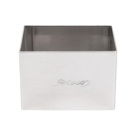 ATECO Rectangular Mold - Stainless Steel, 2.5 x 1.75 x 1.75-in