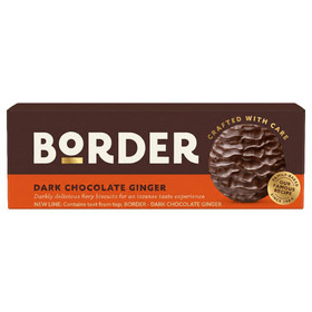 BORDER Border - Dark Chocolate Ginger, 150g 