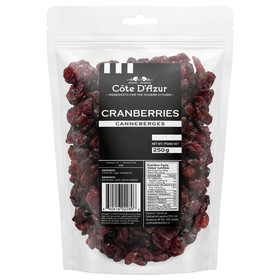 Cranberries - Dried, 250g