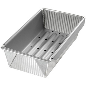 USA Pan Pullman Pan Loaf Pan, 13x4x4 inches, Aluminized Steel