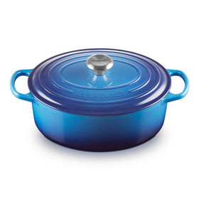 LE CREUSET Blueberry Oval Dutch Oven, 4.7L 