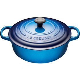 LE CREUSET Blueberry Round Shallow French Oven, 6.2L