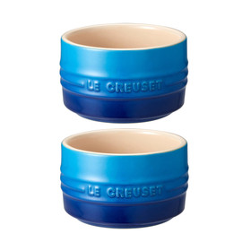 LE CREUSET Blueberry Ramekin Stackable - Stoneware, Set of 2
