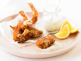 RECIPE Crusted Prawns with 2.0 Chili Mayo