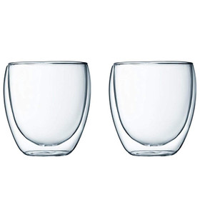 Large Double Wall Glasses PAVINA - 2 pieces set