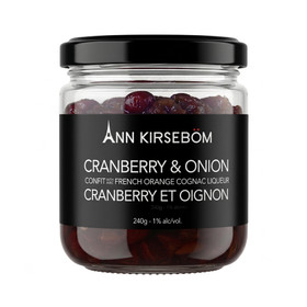 Cranberry & Onion Confit - Orange Cognac Liqueur, 250g