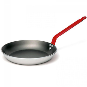 DE BUYER Fry Pan Choc Nonstick - Red Handle, 28cm