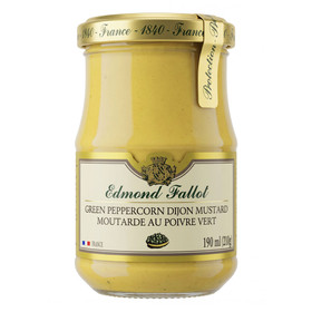 EDMOND FALLOT Green Peppercorn Dijon Mustard, 190ml