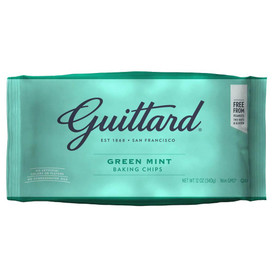 GUITTARD Green Mint Baking Chips, 12oz