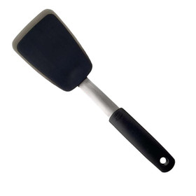 OXO GOOD GRIPS Flexible Silicone Turner - Black, Small