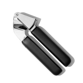 OXO GOOD GRIPS Garlic Press - Black Handle, 10.5 x 4.5-in