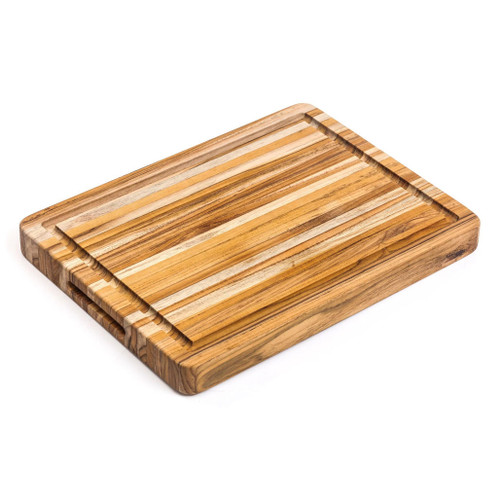 PROTEAK Professional Carving Board with Juice Canal, 16 x 12-in PROTEAK Professional Carving Board with Juice Canal, 16 x 12-in