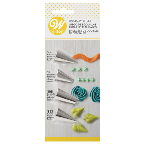 Specialty Icing Tip Set - #44 + #83 + #105 + #353