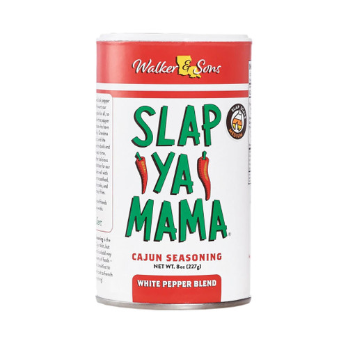 SLAP YA MAMA Cajun Seasoning Shaker - White Pepper Blend, 8oz
