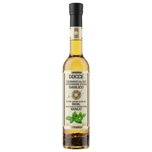 GOCCE ITALIANE Extra Virgin Olive Oil - Basil Flavoured, 100ml 