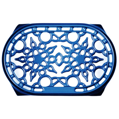 LE CREUSET Blueberry Deluxe Oval Trivet - Enamelled Cast Iron LE CREUSET Blueberry Deluxe Oval Trivet - Enamelled Cast Iron