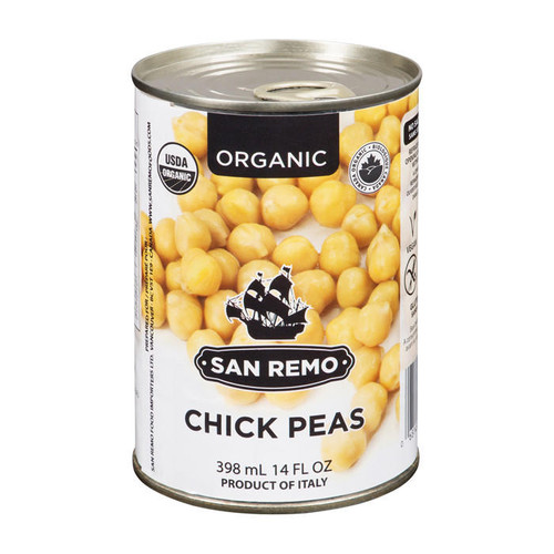 SAN REMO Chick Peas - Organic, 14oz 