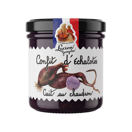 LUCIEN GEORGELIN Shallot Confit - Cooked in Cauldron, 150g