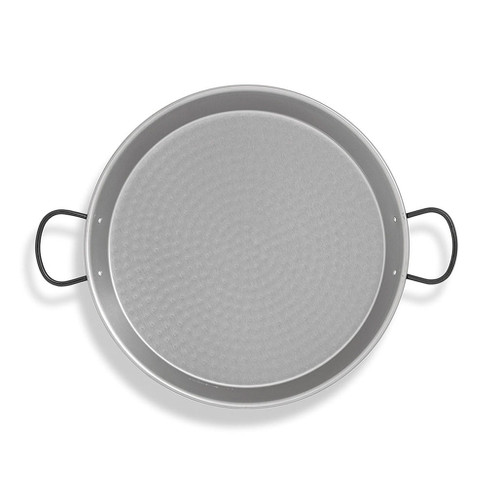 VAELLO Paella Pan - Polished Steel, 34cm