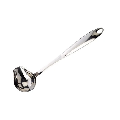 Spouted Ladle - Stainless Mirror Finish, 12.5-in