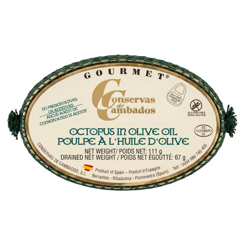 CONSERVAS DE COMBADOS Octopus in Olive Oil - Tin Can, 111g 