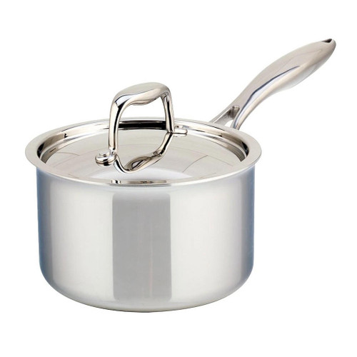 MEYER SuperSteel Tri-Ply Clad Saucepan with Lid, 3.0L MEYER SuperSteel Tri-Ply Clad Saucepan with Lid, 3.0L