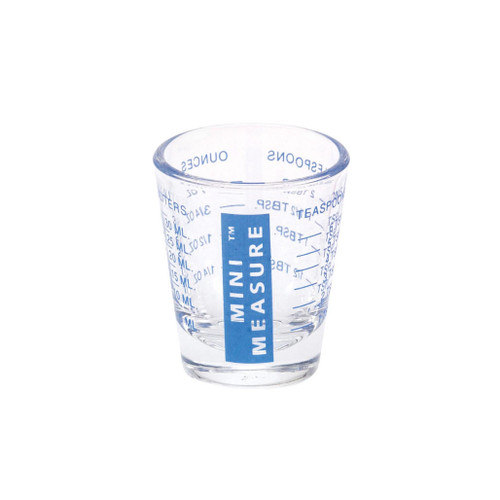 HIC Multi-Purpose Mini Measure - Glass, Blue 