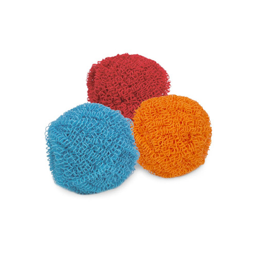 HIC Scratch-Resistant Scourers - Assorted Colours, Set of 3 