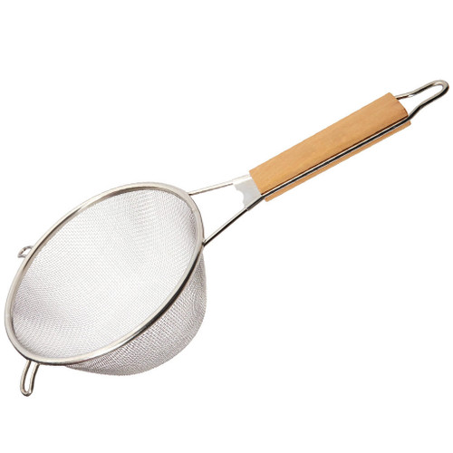 EMF Mesh Strainer - Wood Handle, 18 x 10cm