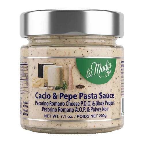 LA MADIA REGALE Cacio & Pepe Pasta Sauce, 200g 