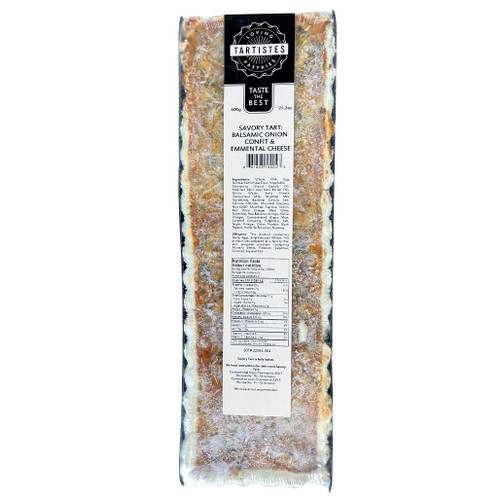 TARTISTES Savoury Rectangular Tart - Onion Confit & Cheese, 600g ❆ TARTISTES Savoury Rectangular Tart - Onion Confit & Cheese, 600g ❆