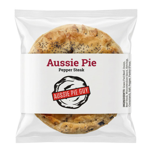 AUSSIE PIE GUY Aussie Pie - Pepper Steak, 250g ❆ 