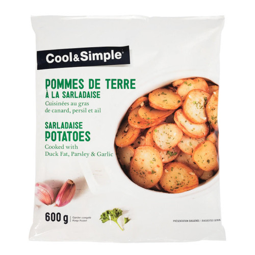 COOL & SIMPLE Sarladaise Potatoes - Cooked with Duck Fat, 600g ❆ COOL & SIMPLE Sarladaise Potatoes - Cooked with Duck Fat, 600g ❆