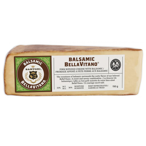 BELLAVITANO Balsamic BellaVitano Cheese Wedge, 150g  ❆ 