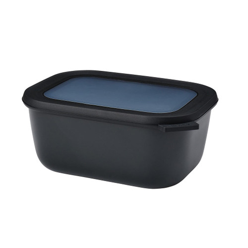MEPAL Multi Bowl Cirqula Rectangular - Nordic Black, 1500 ml
