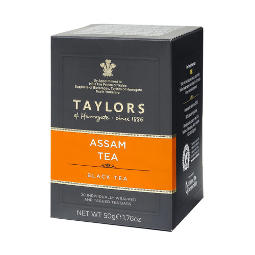 TAYLORS OF HARROGATE Assam Tea - Tea Bag, Box of 20 TAYLORS OF HARROGATE Assam Tea - Tea Bag, Box of 20