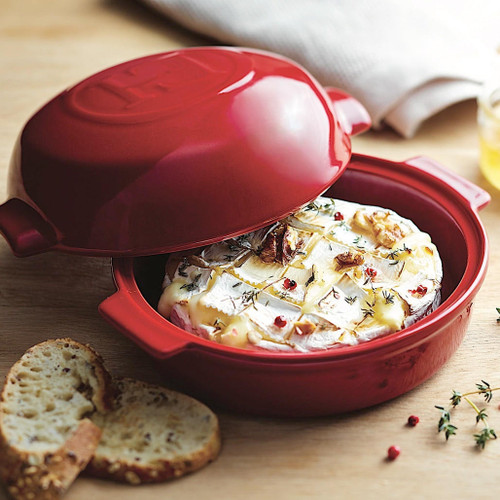 Cheese Baker Ceramic, Burgundy The Gourmet Warehouse