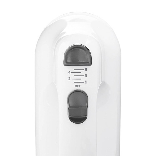 Hand Mixer Ultra Power - White, 5-Speed - The Gourmet Warehouse