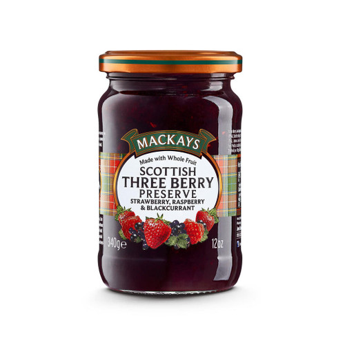 MACKAY'S Scottish Three Berry Preserve, 340g